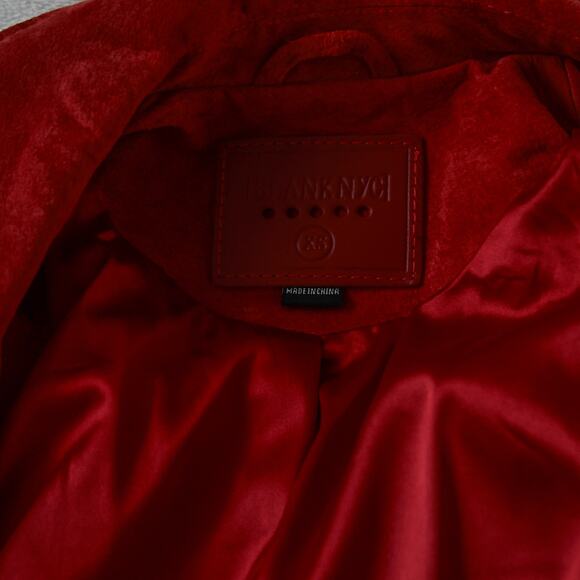 BlankNYC Suede leather Fringe Western Cowgirl Rave Jacket size XS NWT - Picture 3 of 7